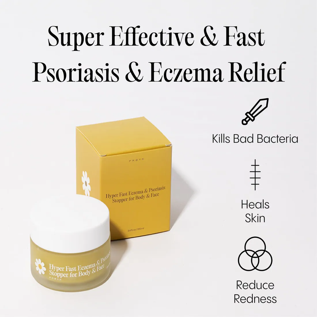 FJORA Organics Balzsam száraz, viszkető bőrre arcra és testre nyitott tégelyben, a koncentrált ekcéma és pikkelysömör elleni balzsam textúrájával