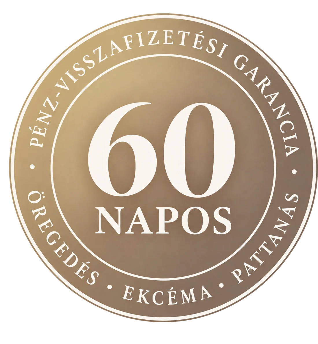 60 napos pénzvisszafizetési garanciánkra
